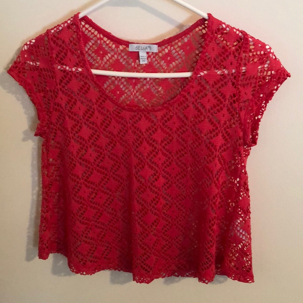 Knit crop top